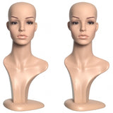 Dekorationskopf, weiblich, hautfarbig, hoch