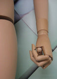 Schaufensterpuppe weiblich, flexibel, Gabriela mit Holzhand