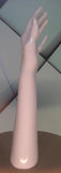 Damenhand links weiss