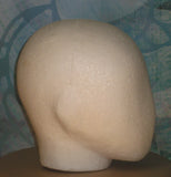 Kopf weiblich abstrakt, Styropor