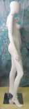 Schaufensterpuppe weiblich, abstrakt, weiss, Alix12